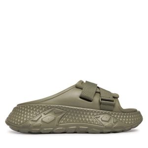 Klapki Palladium. Szare klapki Palladium, bez wzorów, bez obcasa. Za 329,99 zł.