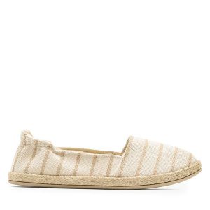 Espadryle JENNY. Brązowe espadryle Jenny, bez wzorów, bez obcasa. Za 59,99 zł.