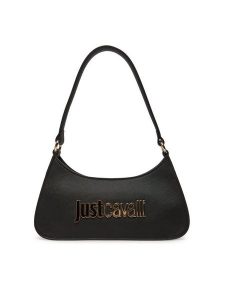 Just Cavalli Torebka 78RA4BB6 ZS766 Czarny. Czarne torebki klasyczne Just Cavalli, bez wzorów, ze skóry, bez dodatków. Za 419,99 zł.