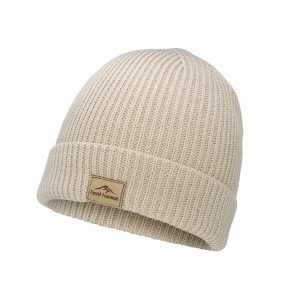 Czapka Beanie Unisex Fjord Nansen Hygge. Brązowe czapki Fjord Nansen, bez wzorów, z dzianiny, sportowe. Za 89,99 zł.