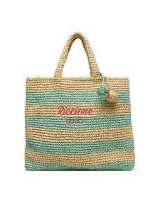 Liu Jo Torebka VA6197 A0006 Niebieski. Niebieskie shopper bag Liu Jo, bez wzorów, bez dodatków. Za 389,99 zł.