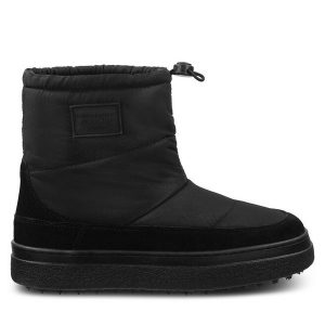 Śniegowce Gant. Czarne buty zimowe GANT, bez obcasa, bez zapięcia. Za 539,99 zł.