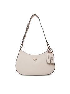 Guess Torebka Noelle II HWZG96 72180 Écru. Torebki klasyczne Guess, z aplikacjami, ze skóry, bez dodatków. Za 419,99 zł.
