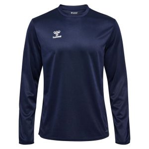 Bluza Hummel Essential. Niebieskie bluzy Hummel, bez wzorów, z materiału, bez kaptura. Za 152,50 zł.