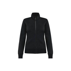 Damska kurtka ze szczotkowanego polaru Kariban. Czarne kurtki KARIBAN, bez wzorów, z polaru, bez kaptura. Za 218,00 zł.