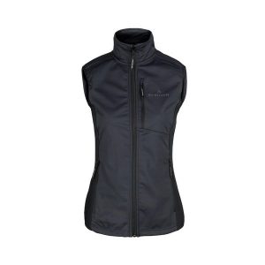 Kamizelka softshell damska Rapid. Szare kamizelki BERGSON, l, bez wzorów, z softshellu, bez kołnierzyka, bez ramiączek, bez kaptura. W wyprzedaży za 255,00 zł.
