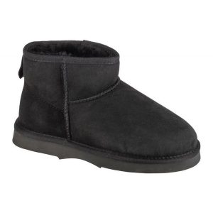 Buty Emu Australia Sharky Micro W12548-BLAK czarne. Czarne buty zimowe z gumy, bez obcasa, bez zapięcia. Za 783,33 zł.