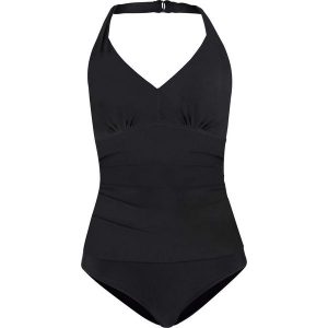 Kostium kąpielowy bonprix czarny. Stroje jednoczęściowe marki bonprix. Za 89,99 zł.