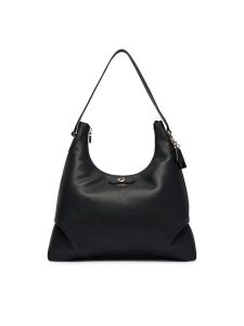 Guess Torebka Suzy HWBG23 22020 Czarny. Czarne torebki klasyczne Guess, z aplikacjami, ze skóry, bez dodatków. Za 634,99 zł.