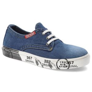 Jeansowe Półbuty Artiker Damskie Wygodne Obuwie. Niebieskie półbuty ARTIKER, z aplikacjami, z denimu, bez obcasa, na płaskiej podeszwie, bez zapięcia. Za 212,99 zł.