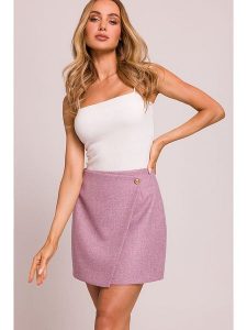Made of emotion Spódnica w kolorze fioletowym rozmiar: S. Różowe spódnice Made Of Emotion, s, bez wzorów, mini. Za 177,99 zł.