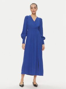 YAS Sukienka letnia Drea 26027889 Niebieski Regular Fit. Niebieskie kombinezony YAS, na lato, m, bez wzorów, z wiskozy, bez kołnierzyka, bez ramiączek. Za 239,99 zł.