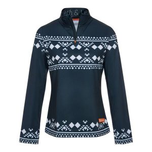 Bluza narciarska Damska Gareth & Lucas The One Hundred and Thirteen. Białe bluzy GARETH & LUCAS, na zimę, bez wzorów, z elastanu, bez kaptura. Za 229,99 zł.