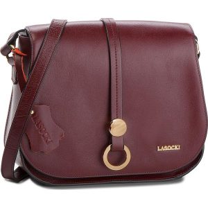 Torebka LASOCKI - BRT-072 Burgundy. Czerwone listonoszki marki Lasocki, ze skóry. Za 199,99 zł.