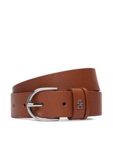 Tommy Hilfiger Pasek Essential Effortless 3.0 Sv AW0AW18688 Brązowy. Brązowe paski TOMMY HILFIGER, bez wzorów, ze skóry. Za 229,99 zł.