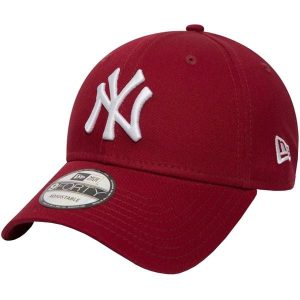 Czapka New Era New York Yankees Essential 9Forty czerwona. Brązowe czapki New Era, bez wzorów, z bawełny, eleganckie. Za 119,99 zł.