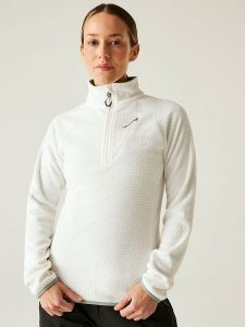 Dare 2b Bluza polarowa "Switch Up" w kolorze kremowym rozmiar: 46. Brązowe bluzy Dare 2b, bez wzorów, z polaru, bez kaptura. Za 140,20 zł.