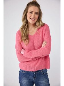 LIEBLINGSSTÜCK Sweter "Aliena" w kolorze jasnoróżowym rozmiar: 42. Różowe swetry oversize LIEBLINGSSTÜCK, bez wzorów, z wełny, bez ramiączek. Za 228,92 zł.