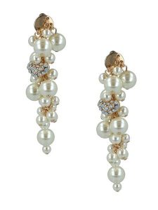 Otazu Pozłacane kolczyki-wkrętki z perełkami Swarovski rozmiar: onesize. Żółte kolczyki Otazu, z perłą, pozłacane. Za 213,18 zł.