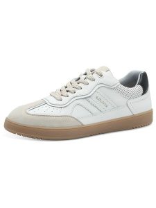 S.Oliver Sneakersy w kolorze biało-beżowym rozmiar: 40. Białe trampki s.Oliver, bez wzorów, z materiału, bez zapięcia. Za 223,99 zł.