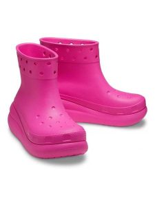 Crocs Kalosze "Crush" w kolorze różowym rozmiar: 41/42. Różowe kalosze Crocs, bez wzorów, z materiału. Za 199,95 zł.