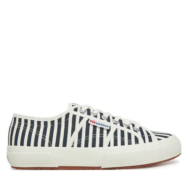 Tenisówki Superga. Niebieskie trampki Superga, bez wzorów, bez zapięcia. Za 169,99 zł.