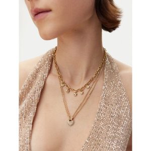 Naszyjnik Guess. Żółte naszyjniki Guess, złote. Za 369,99 zł.