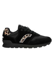Relaks Skórzane sneakersy w kolorze czarno-jasnobrązowym rozmiar: 39. Brązowe trampki Relaks, bez wzorów, z materiału, bez zapięcia. Za 293,59 zł.