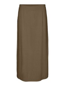 Vero Moda Spódnica w kolorze brązowym rozmiar: S. Brązowe spódnice Vero Moda, na co dzień, s, bez wzorów, midi. Za 48,28 zł.