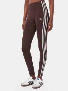 Adidas Legginsy Essentials 3-Stripes Seamless Tights KZ4101 Brązowy Slim Fit. Brązowe legginsy ADIDAS, bez wzorów, z syntetyku. Za 219,99 zł.
