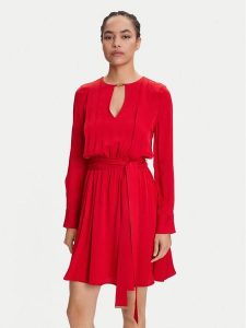 Marciano Guess Sukienka koktajlowa 5YGK33 7356A Czerwony Regular Fit. Czerwone sukienki Marciano Guess, z aplikacjami, z wiskozy, wizytowe, bez kołnierzyka, bez ramiączek. Za 679,99 zł.