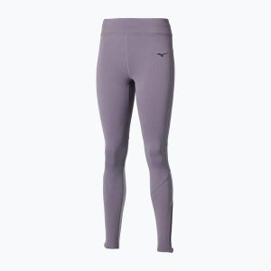 Legginsy do biegania damskie Mizuno Active Warmalite Long. Szare legginsy Mizuno, bez wzorów. Za 149,99 zł.