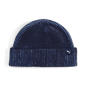 Czapka mini rybacka PUMA. Niebieskie czapki Puma, z aplikacjami, z bawełny, klasyczne. Za 119,00 zł.