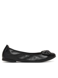 Caprice Baleriny 9-22111-46 Czarny. Czarne balerinki Caprice, bez wzorów, ze skóry, bez obcasa, bez zapięcia. Za 209,99 zł.