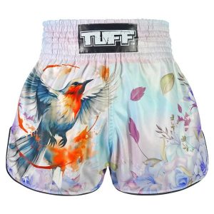 Spodenki treningowe TUFF Yume No Hachidori. Fioletowe szorty TUFF, bez wzorów, sportowe. Za 149,00 zł.