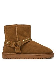 Pepe Jeans Śniegowce PLS50532 Brązowy. Brązowe buty zimowe Pepe Jeans, z jeansu, bez obcasa, bez zapięcia. Za 279,99 zł.