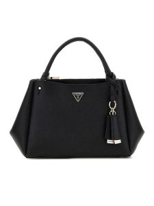 Guess Torebka w kolorze czarnym - 29 x 21 x 12 cm rozmiar: onesize. Czarne torebki klasyczne Guess, z aplikacjami, z materiału, przez ramię, bez dodatków. Za 506,32 zł.