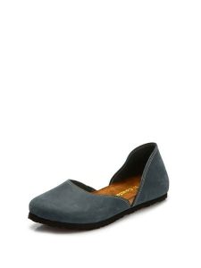 Comfortfusse Skórzane baleriny w kolorze granatowym rozmiar: 39. Niebieskie balerinki Comfortfüße, bez wzorów, z okrągłym noskiem, bez obcasa, bez zapięcia. Za 260,99 zł.