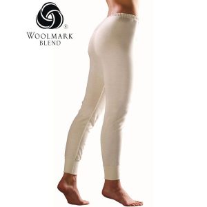 Legginsy sportowe damskie Woolona Oversize Merino. Brązowe legginsy WOOLONA, bez wzorów. W wyprzedaży za 162,00 zł.