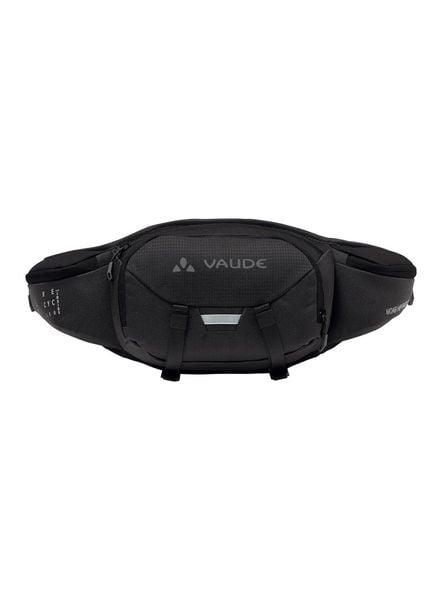 Nerka rowerowa Vaude Moab Hip Pack 3 - black. Czarne nerki i saszetki Vaude, bez wzorów, z materiału. Za 297,95 zł.