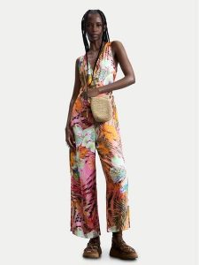 Desigual Kombinezon Swim Nasau 26SWPW53 Kolorowy Regular Fit. Sukienki Desigual, m, bez wzorów, z wiskozy, bez kołnierzyka, bez ramiączek. Za 539,99 zł.