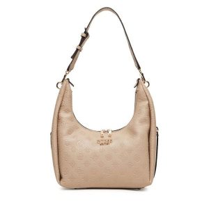 Torebka Guess. Brązowe torebki klasyczne Guess, z aplikacjami, bez dodatków. Za 449,99 zł.