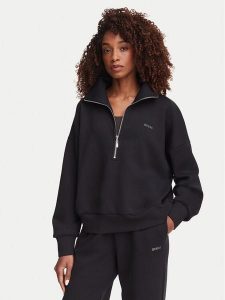 Guess Bluza V6YQ25 K4801 Czarny Regular Fit. Czarne bluzy Guess, l, z aplikacjami, z syntetyku, bez kaptura. Za 344,99 zł.
