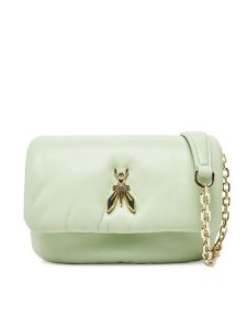 Patrizia Pepe Torebka 8B0219/L113 Zielony. Zielone torebki klasyczne Patrizia Pepe, bez wzorów, ze skóry, bez dodatków. Za 669,99 zł.