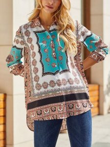 LA Angels Koszula ze wzorem rozmiar: M. Koszule LA Angels, m, bez wzorów, bez kołnierzyka, bez ramiączek. Za 86,99 zł.