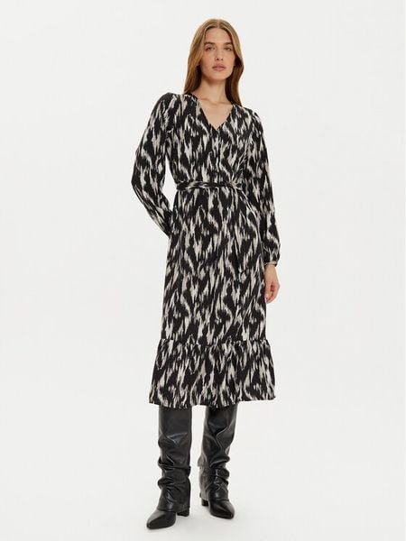 ONLY Sukienka koszulowa Nova 15331901 Czarny Regular Fit. Czarne kombinezony ONLY, xs, bez wzorów, z syntetyku, bez kołnierzyka, bez ramiączek. Za 129,99 zł.