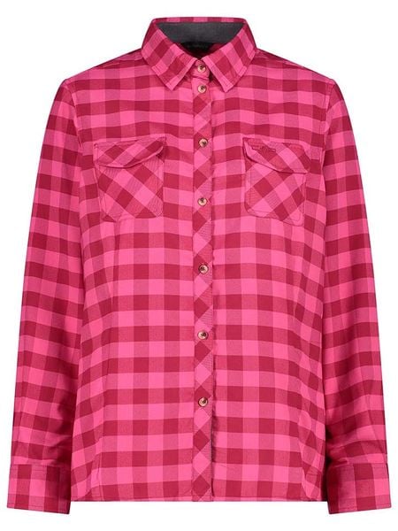 CMP Koszula funkcyjna w kolorze różowym rozmiar: 42. Różowe koszule CMP, bez wzorów, z materiału, bez kołnierzyka, bez ramiączek. Za 109,26 zł.