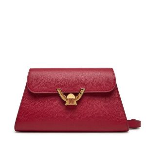 Torebka Coccinelle. Czerwone torebki klasyczne Coccinelle, bez wzorów, bez dodatków. Za 669,99 zł.