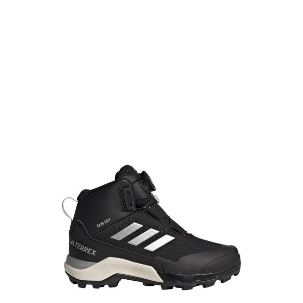 Buty Terrex Winter Mid BOA RAIN.RDY Hiking. Czarne buty trekkingowe ADIDAS, z materiału, bez zapięcia. Za 529,00 zł.