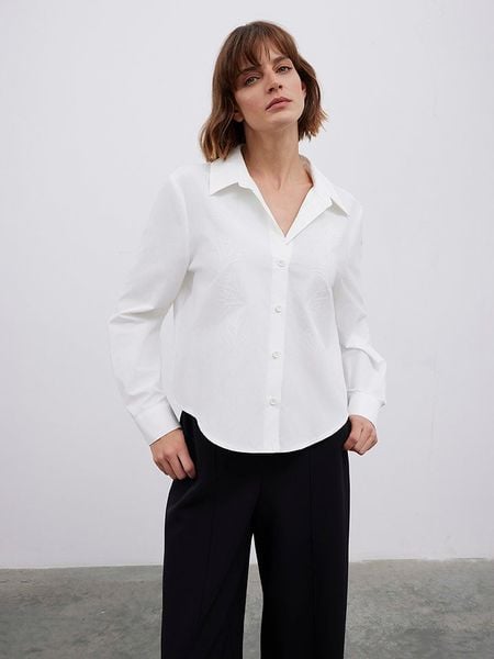 BGN Koszula w kolorze białym rozmiar: 40. Białe koszule BGN, bez wzorów, bez kołnierzyka, bez ramiączek. Za 145,26 zł.